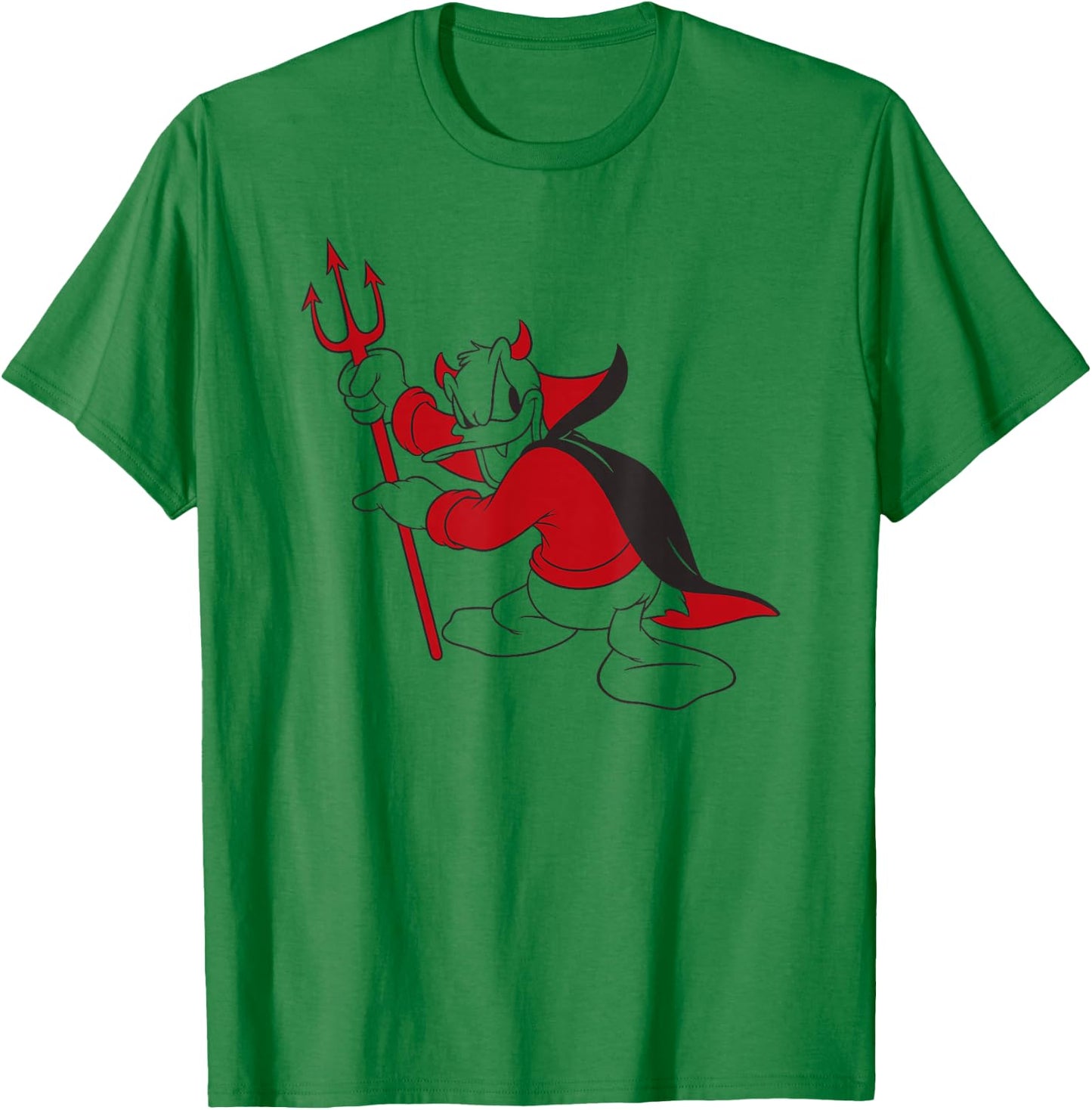 Donald Duck - Little Devil Halloween T-Shirt - T-Shirt | Irish Green