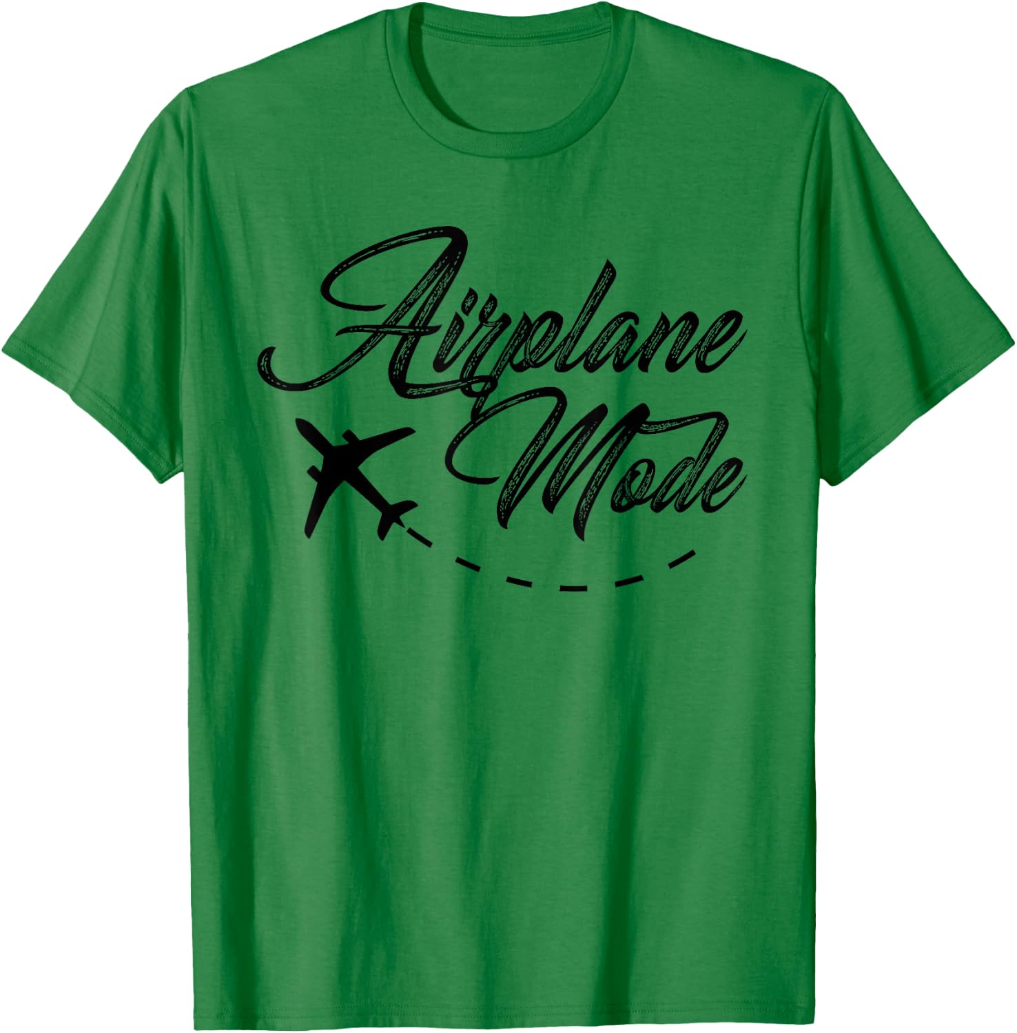 Airplane Mode Adventurer Traveler Wanderlust Women Gift T-Shirt - T-Shirt | Irish Green