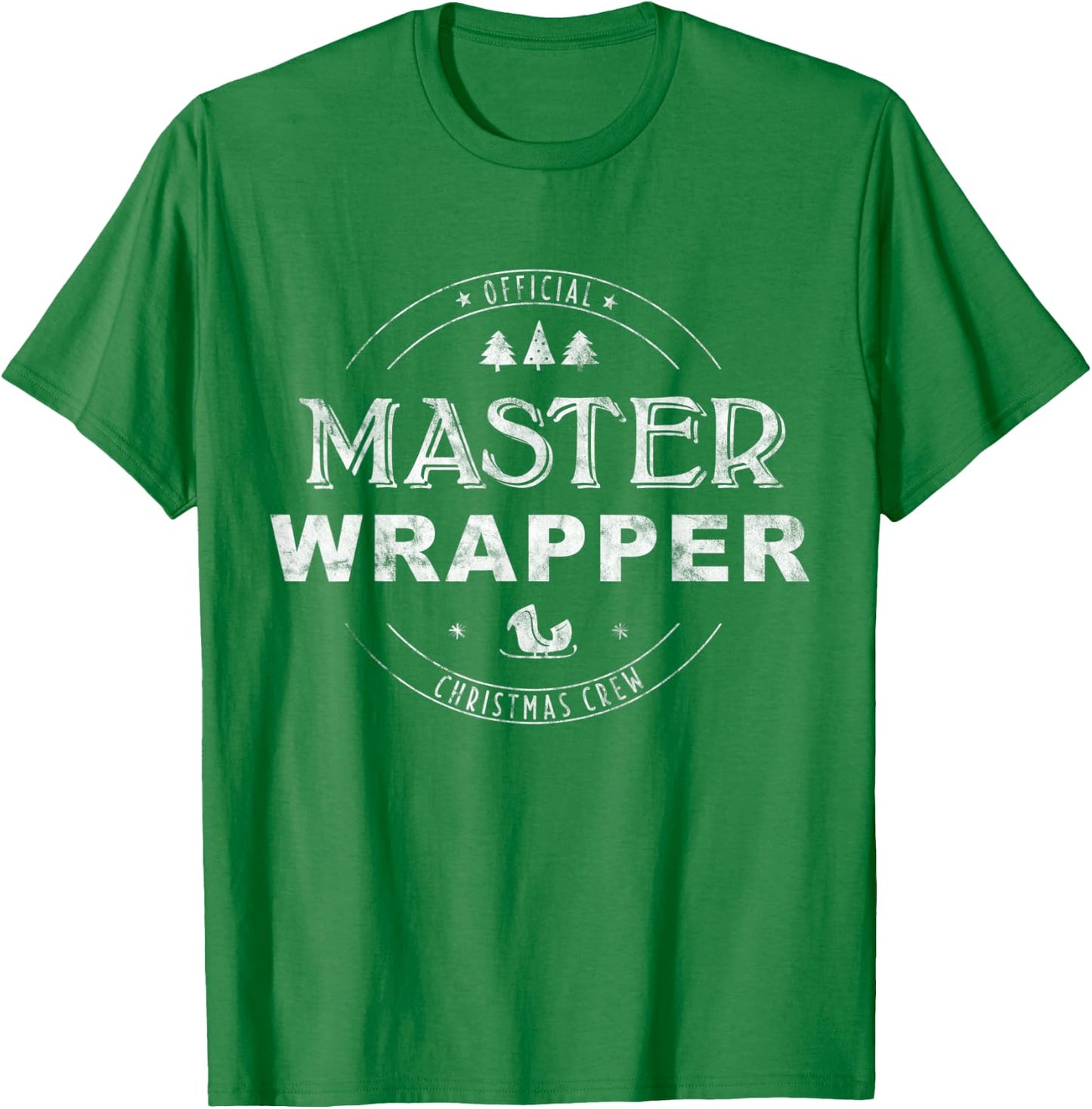 Master Wrapper Christmas Crew - Red T-Shirt - T-Shirt | Irish Green