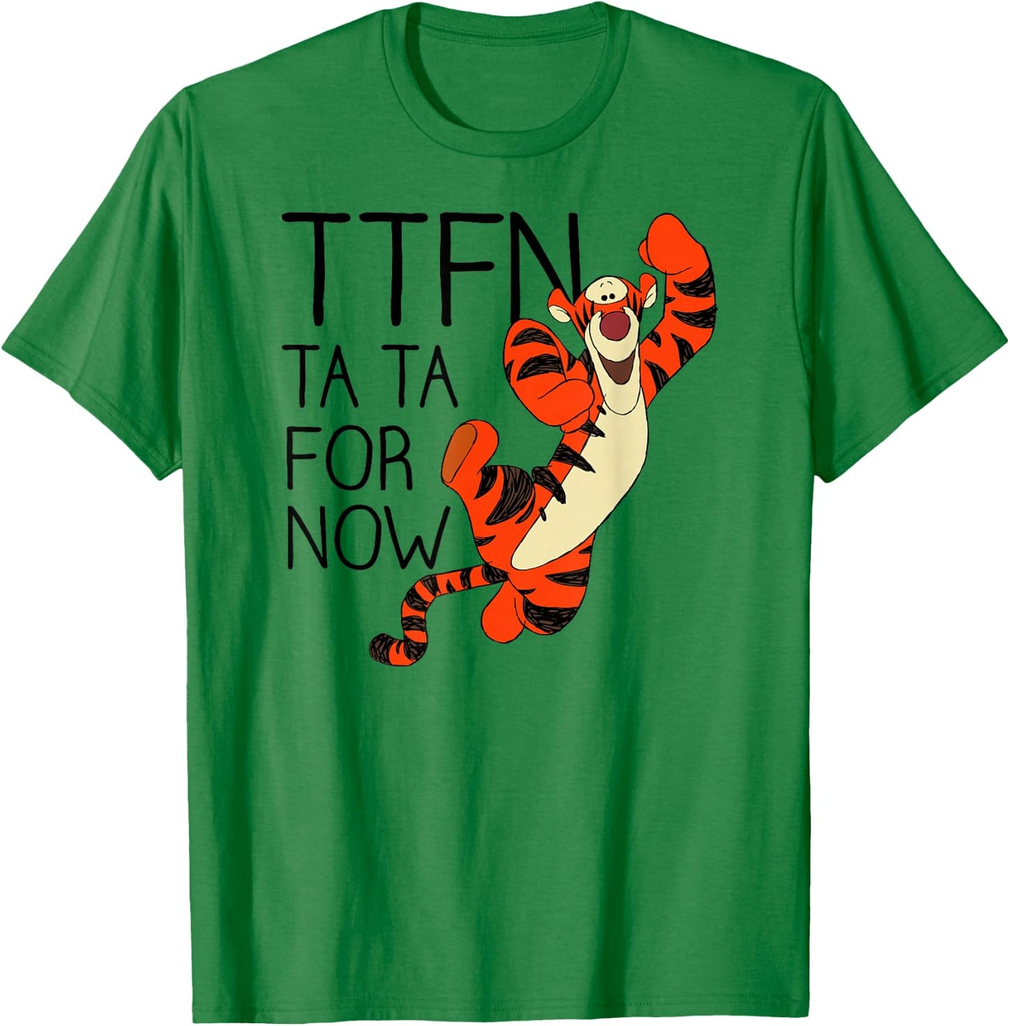 Disney - Winnie The Pooh Tiger Ta Da for Now T-Shirt - T-Shirt | Irish Green