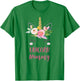 Floral Unicorn Mom Shirt, Unicorn Mommy Gift T-Shirt - T-Shirt | Irish Green
