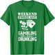 Men's Grey Cotton Polyester Blend Modern Letter Print Short Sleeve T-Shirt - T-Shirt | Irish Green