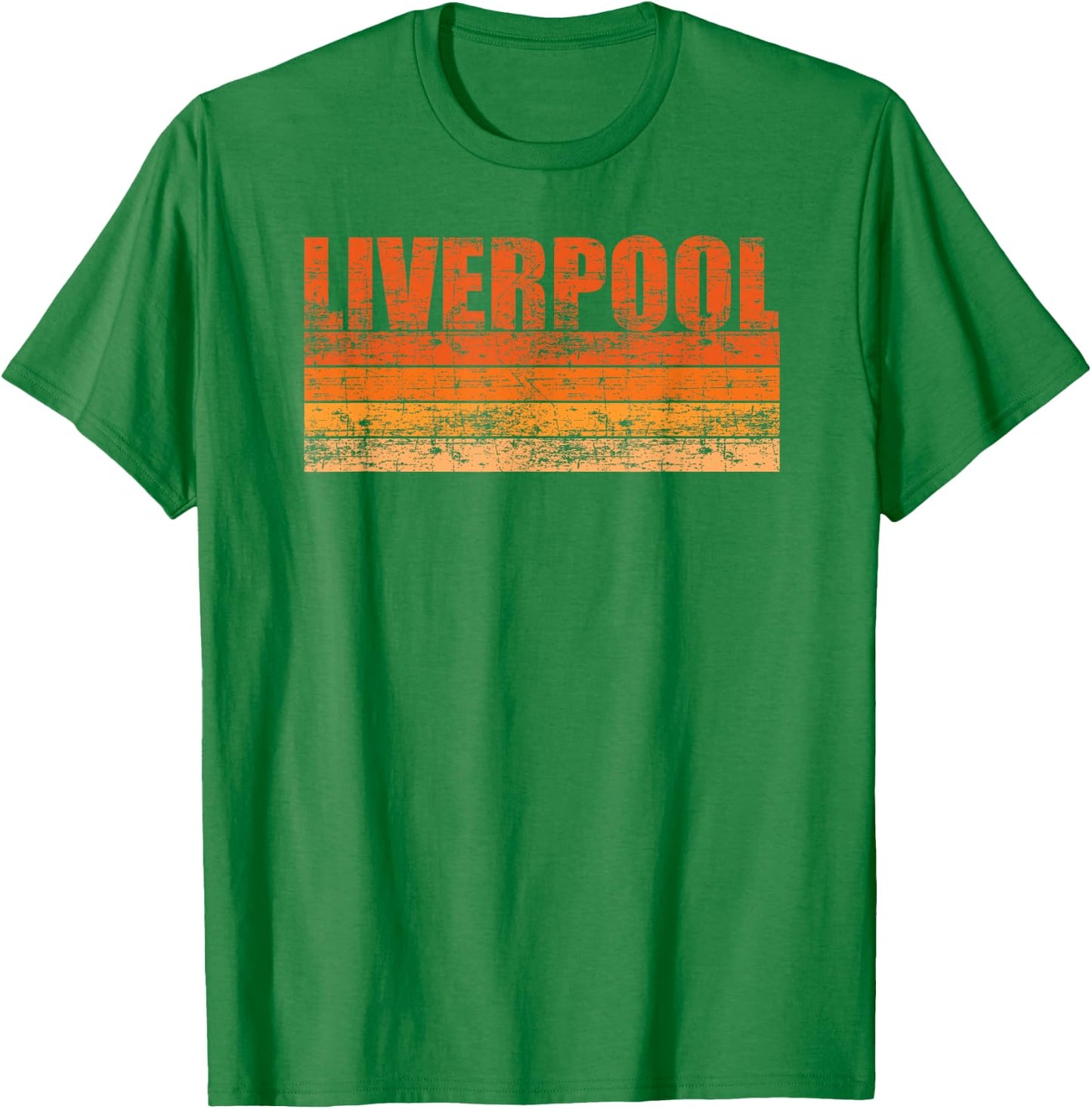 Liverpool Shirt Vintage Retro England T-Shirt - T-Shirt | Irish Green