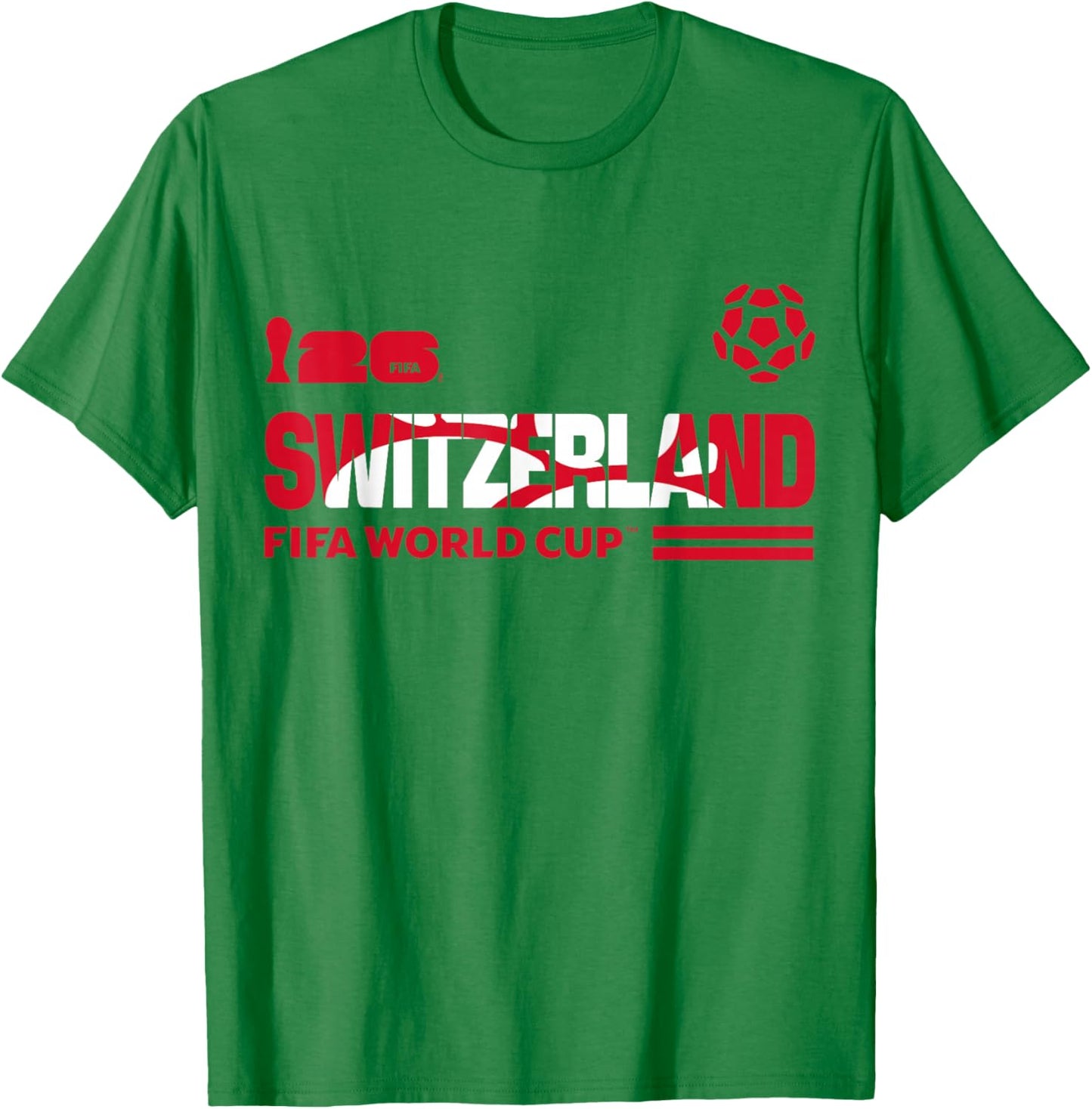 FIFA World CUP26 Qualifier Switzerland T-Shirt - T-Shirt | Irish Green
