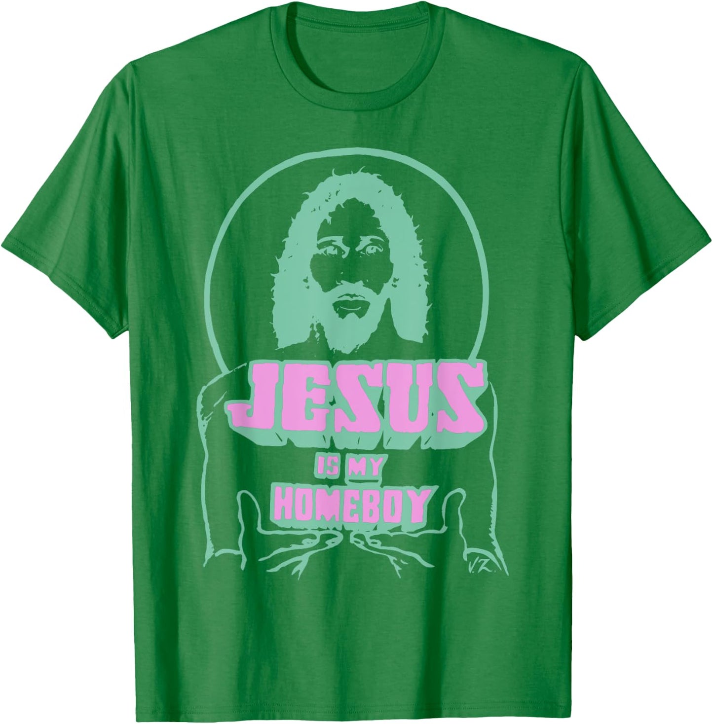 Jesus Is My Homeboy summer Version Yellow T-Shirt - T-Shirt | Irish Green