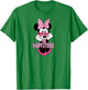 Minnie Mouse - Attitude Heart Sunglasses T-Shirt - T-Shirt | Irish Green