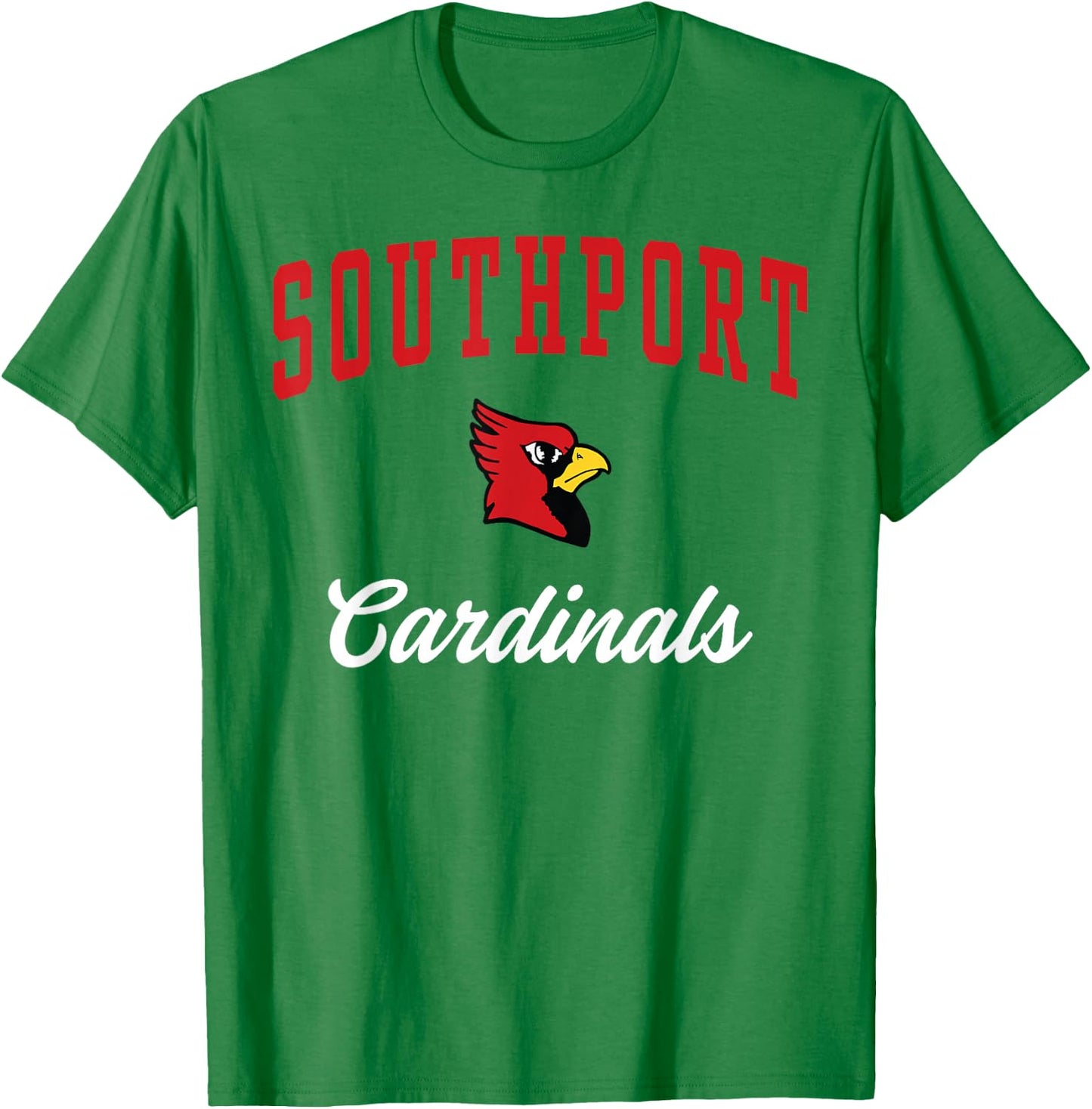 Southport High School Cardinals T-Shirt - T-Shirt | Irish Green