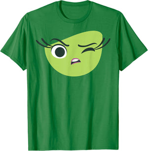 Disney Pixar Inside Out Disgust Halloween T-Shirt - T-Shirt | Irish Green