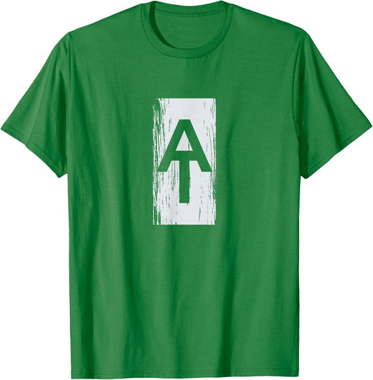 Appalachian Trail White Paint AT Trail Marker T Shirt T-Shirt - T-Shirt | Irish Green