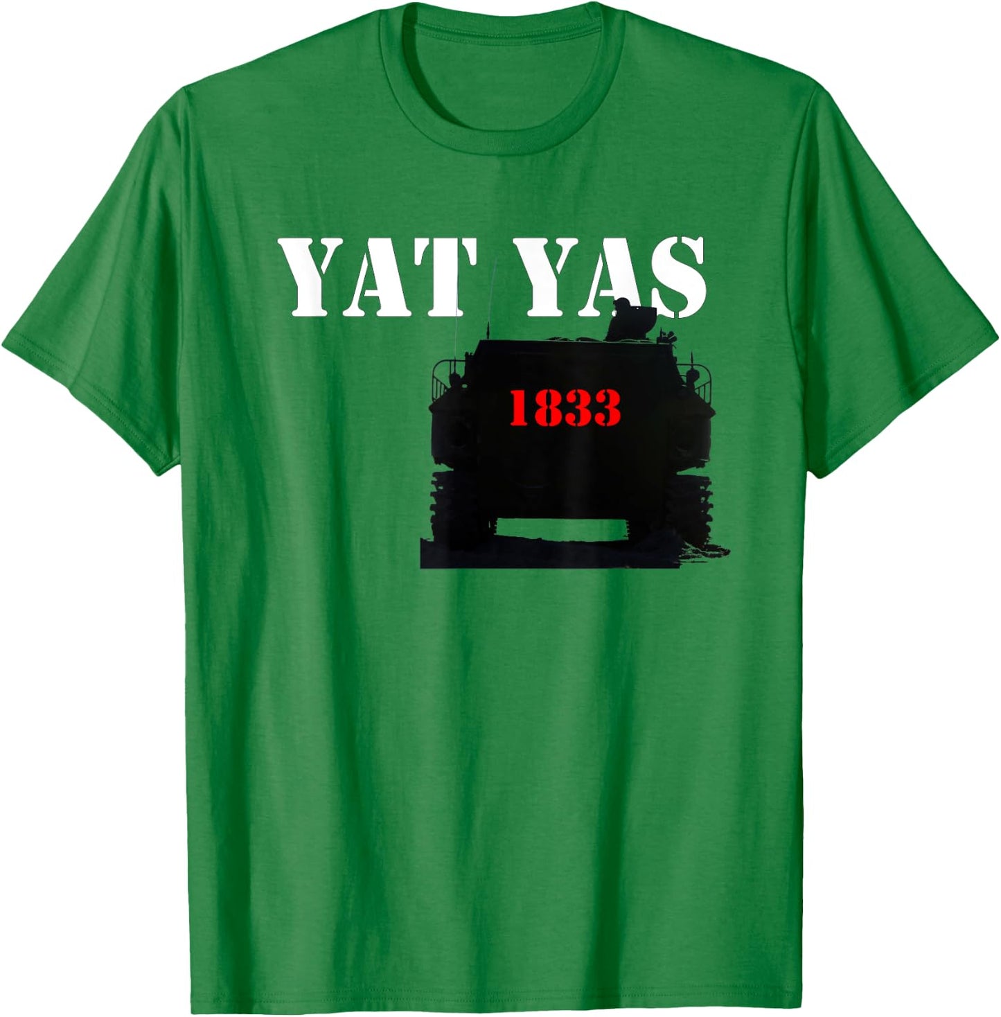 YAT YAS Shirt MOS 1833 AAV Crewman T-Shirt - T-Shirt | Irish Green
