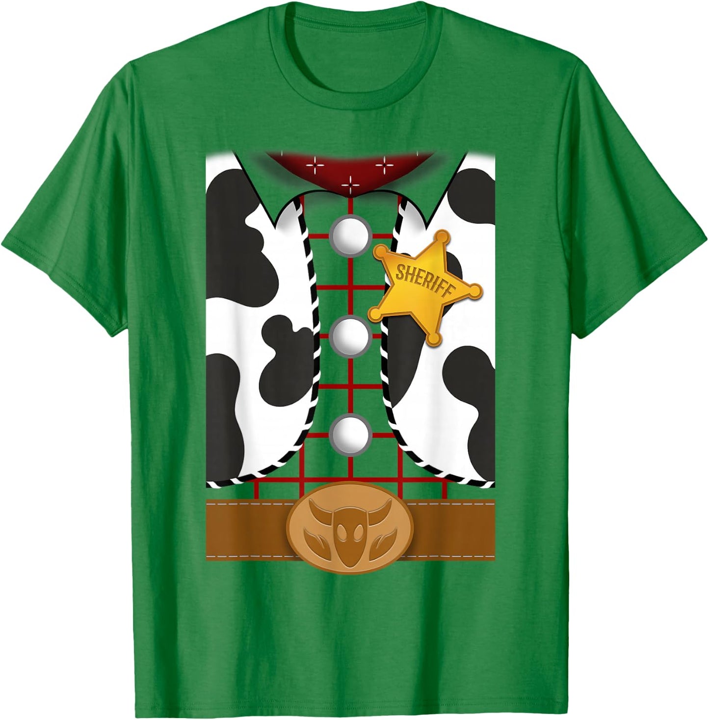 Disney Pixar Toy Story Woody Suit Halloween T-Shirt - T-Shirt | Irish Green