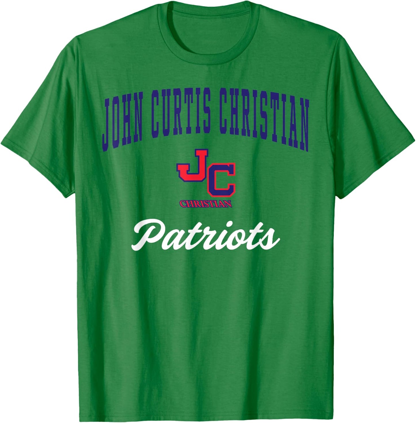 John Curtis Christian High School Patriots C3 T-Shirt - T-Shirt | Irish Green