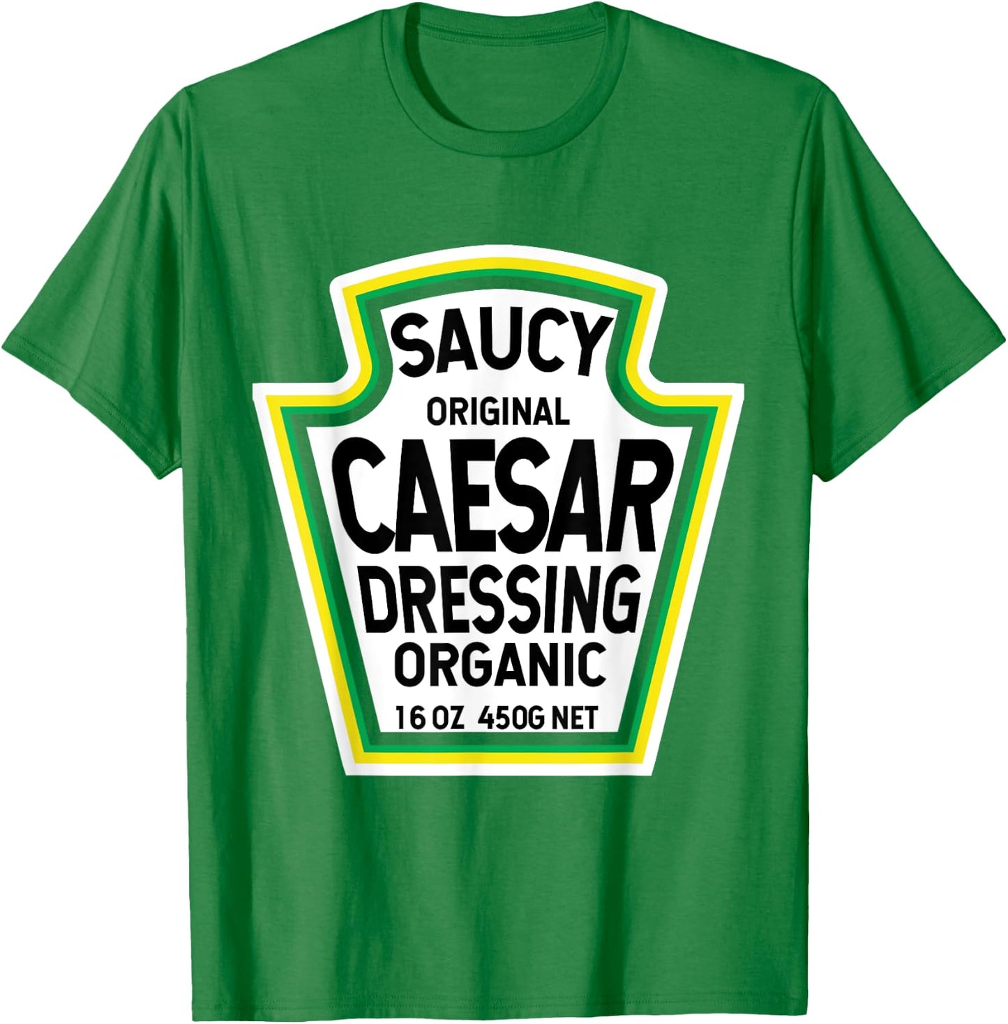 Caesar Dressing Salad Easy Halloween Costume Matching Group T-Shirt - T-Shirt | Irish Green