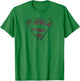 Superman Vintage S T-Shirt - T-Shirt | Irish Green