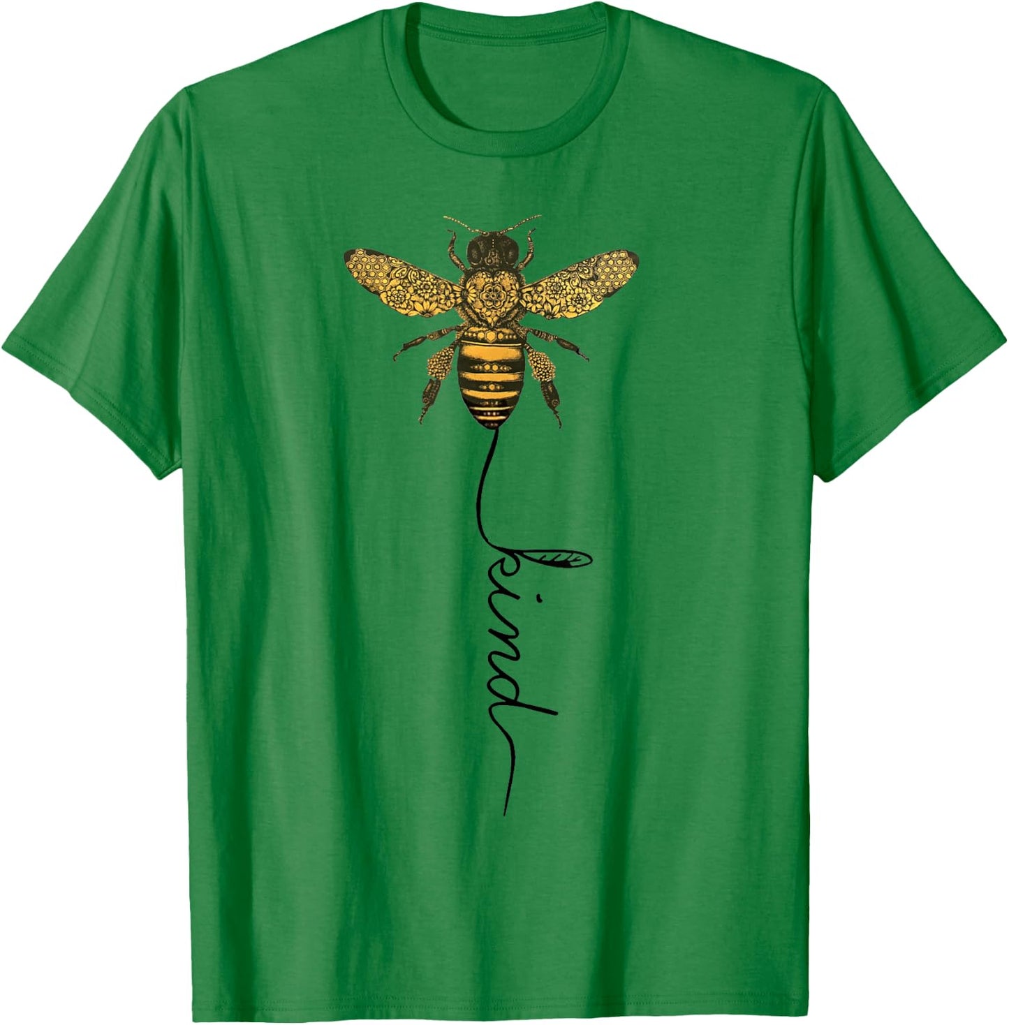 Cool Bee Kind Be Kind T Shirt Gift Men T-Shirt - T-Shirt | Irish Green