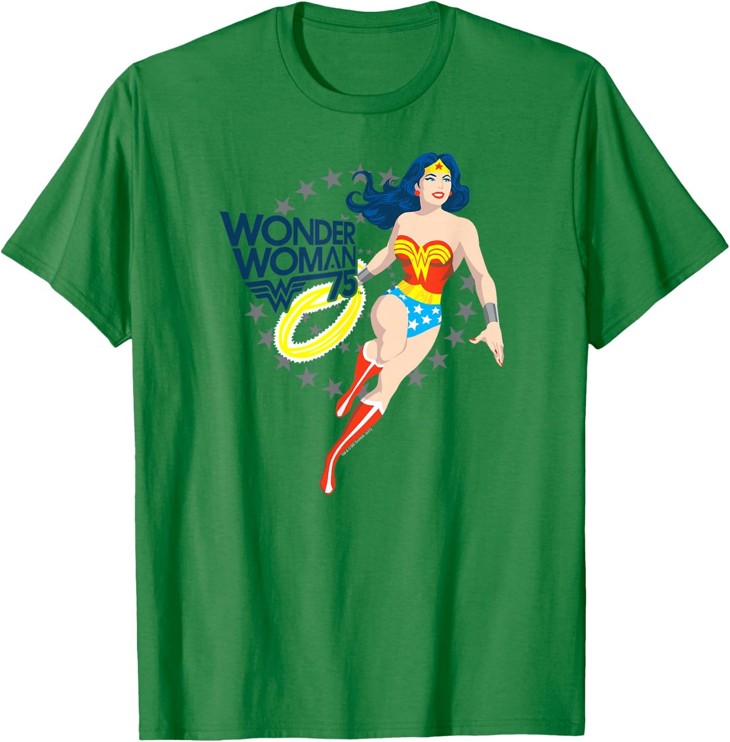 Wonder Woman Simple 75 T-Shirt - T-Shirt | Irish Green