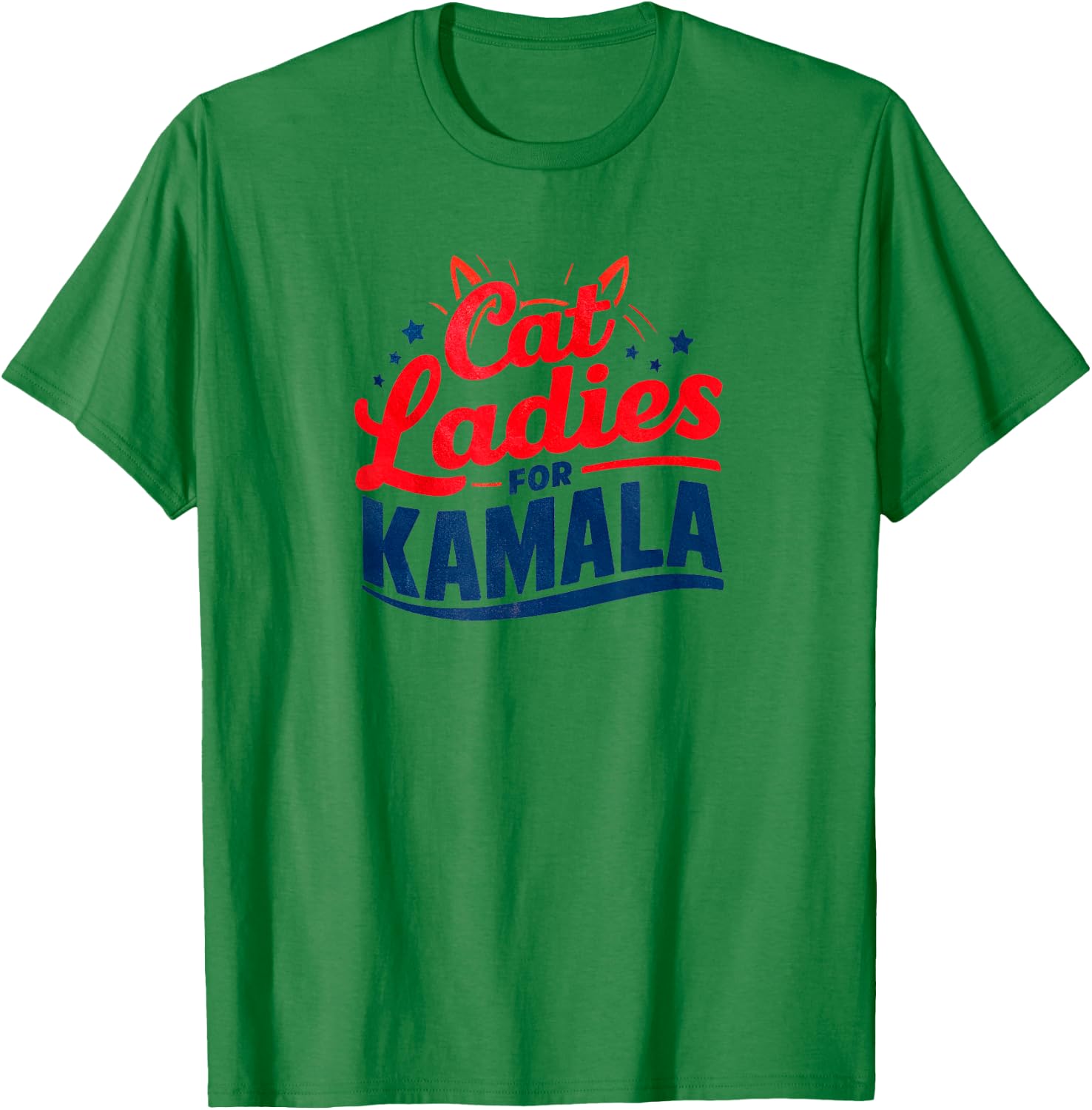 Cat Ladies Cat Lettering Positive Funny T-Shirt - T-Shirt | Irish Green