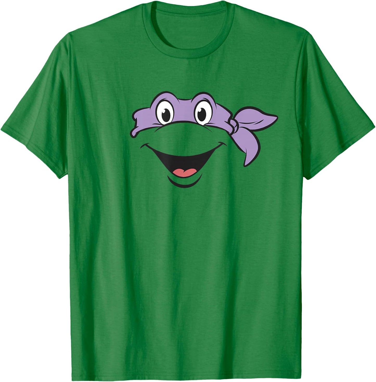 Teenage Mutant Ninja Turtles Donatello Big Face Costume T-Shirt - T-Shirt | Irish Green
