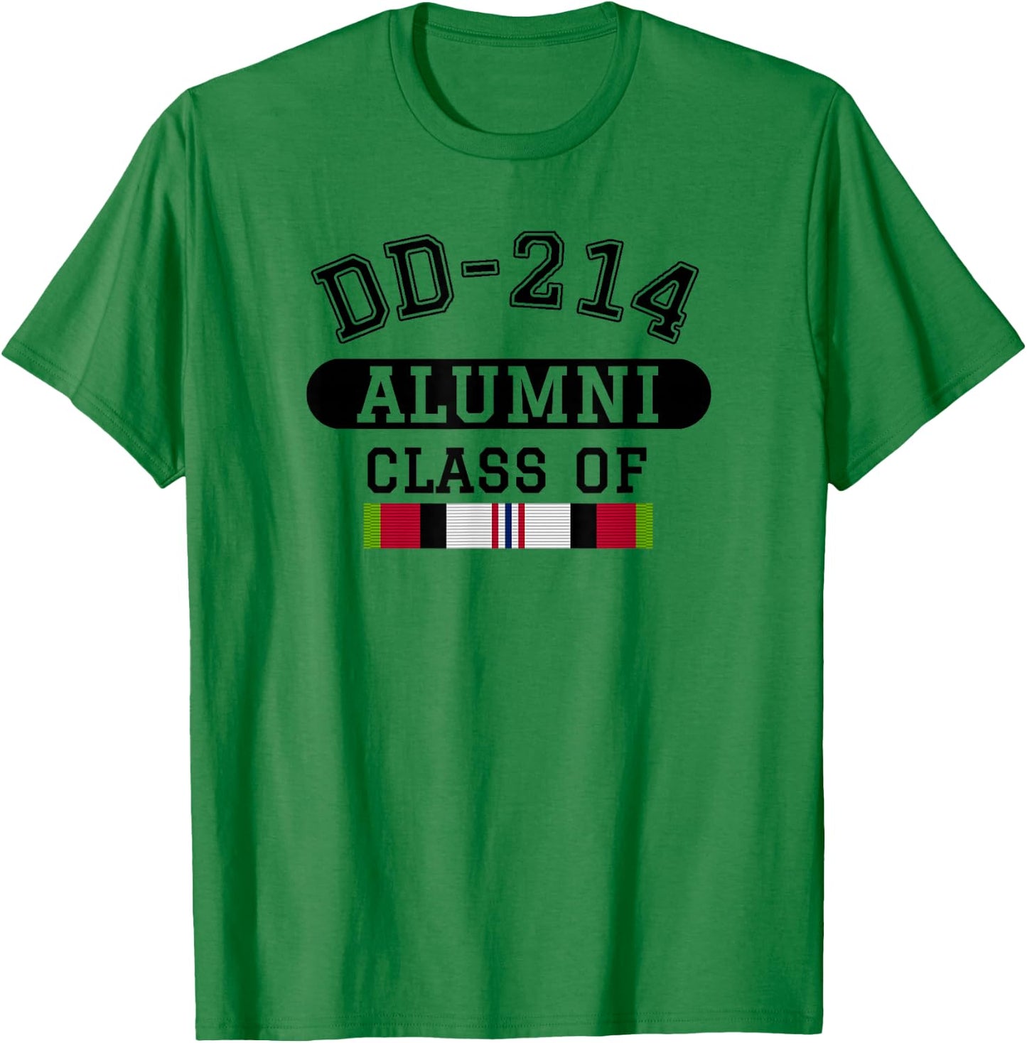 DD-214 Alumni Class of OEF Afghanistan Veteran Pride T-Shirt - T-Shirt | Irish Green