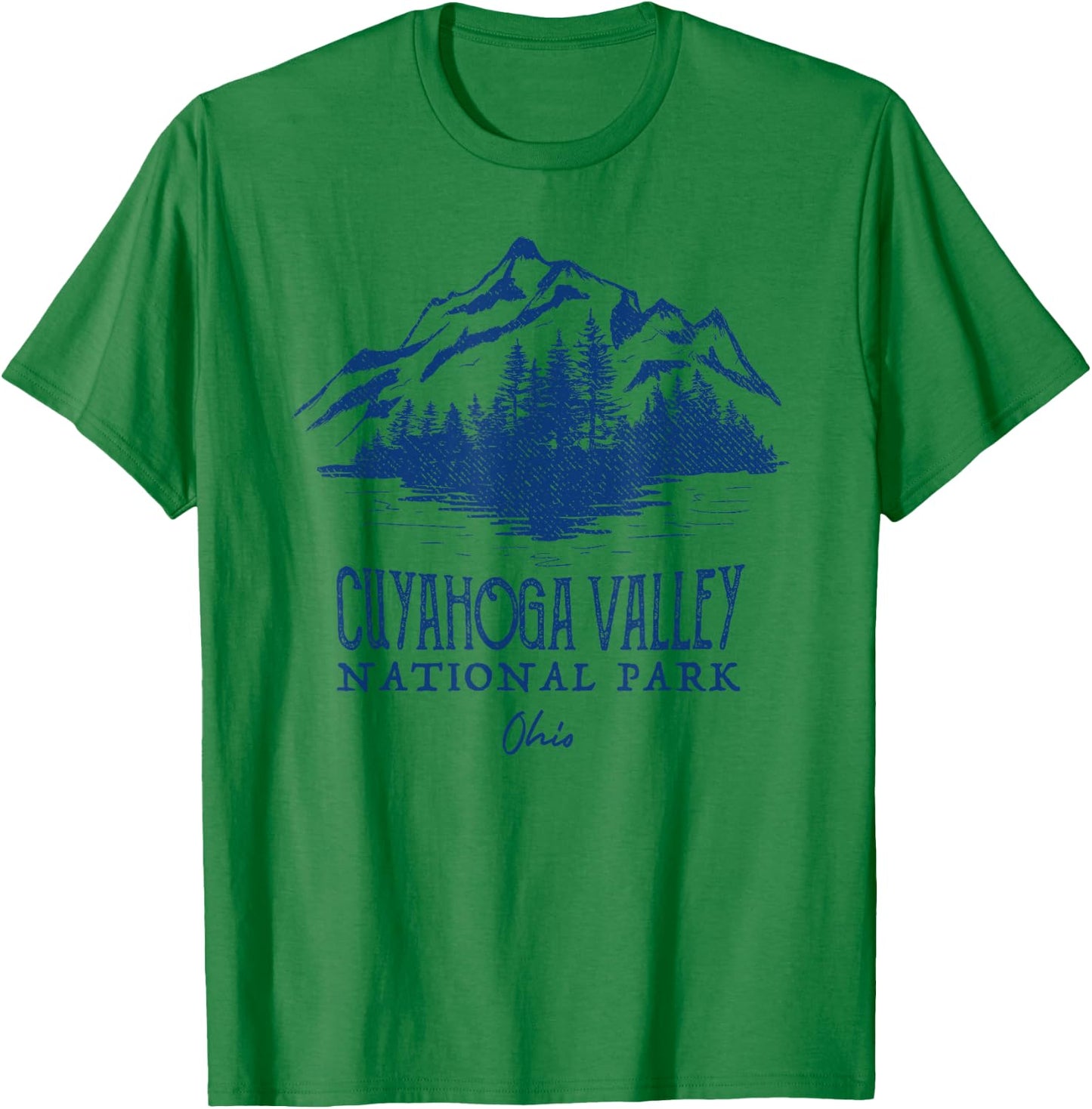 Vintage Cuyahoga Valley National Park Ohio T-Shirt - T-Shirt | Irish Green