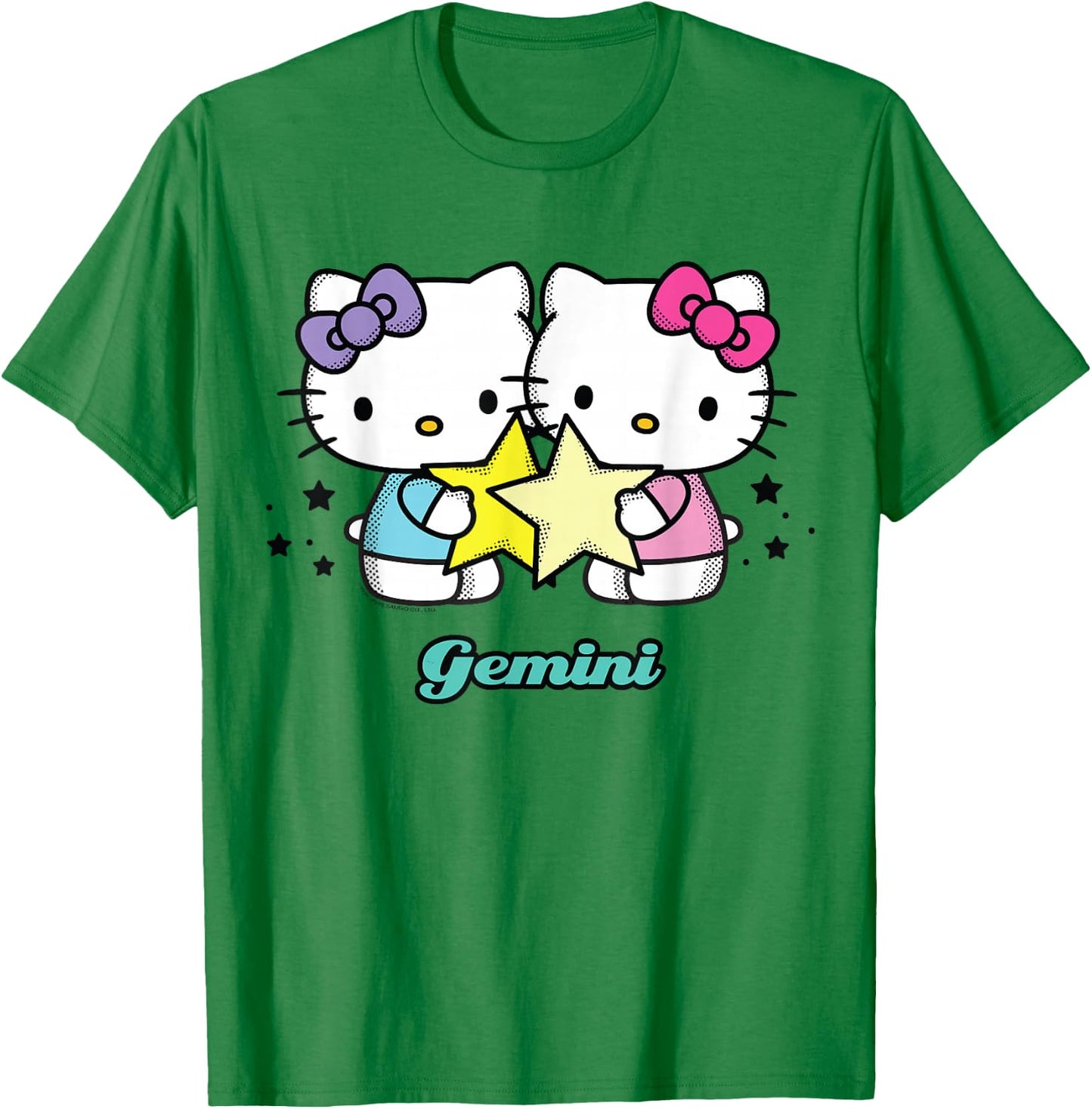 Hello Kitty Zodiac Gemini Shirt T-Shirt - T-Shirt | Irish Green