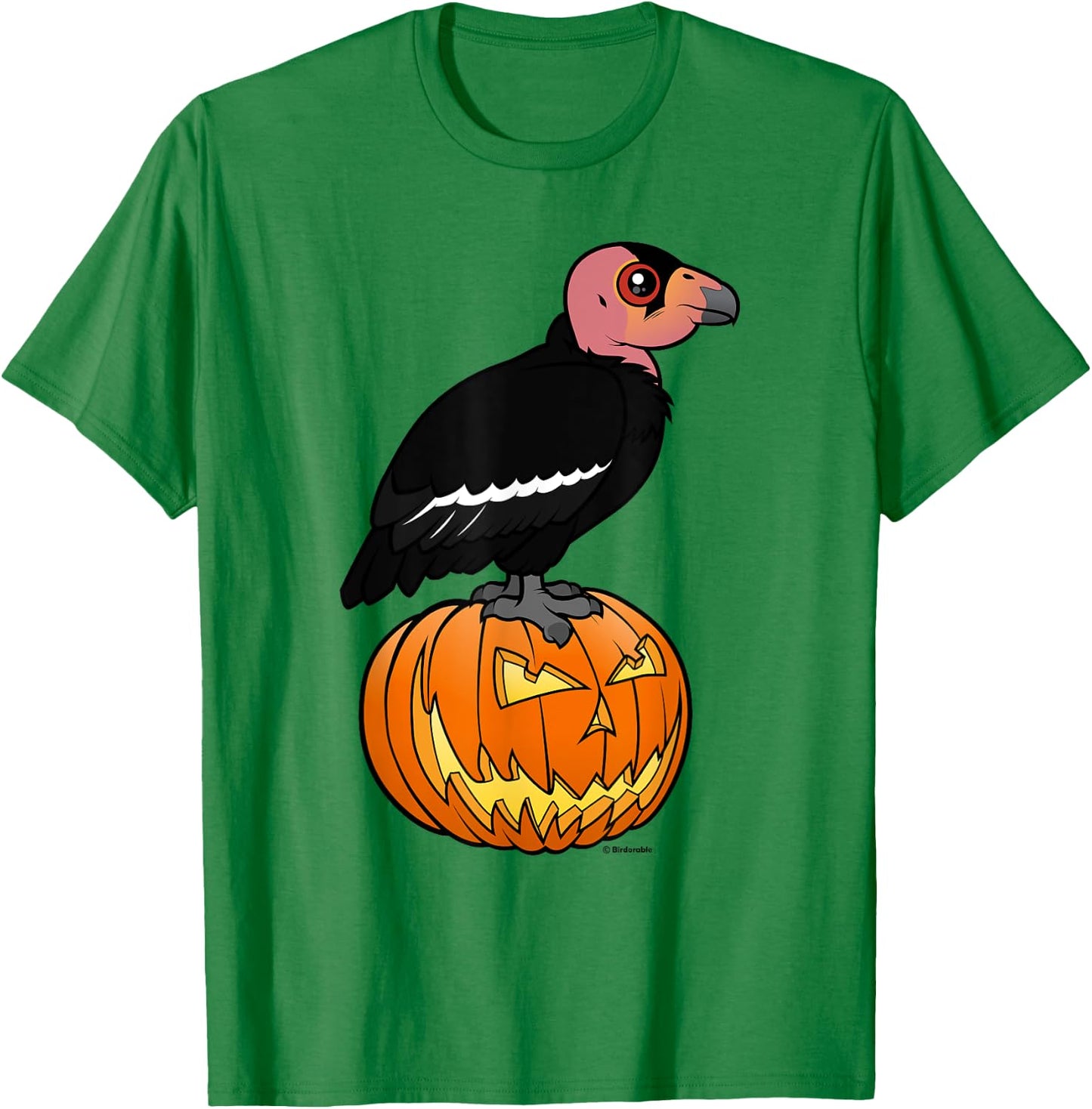 Funny California Condor Halloween Festive Birdorable Design T-Shirt - T-Shirt | Irish Green