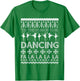 Christmas Ballet Dance Ugly Sweater Shirt T-Shirt - T-Shirt | Irish Green