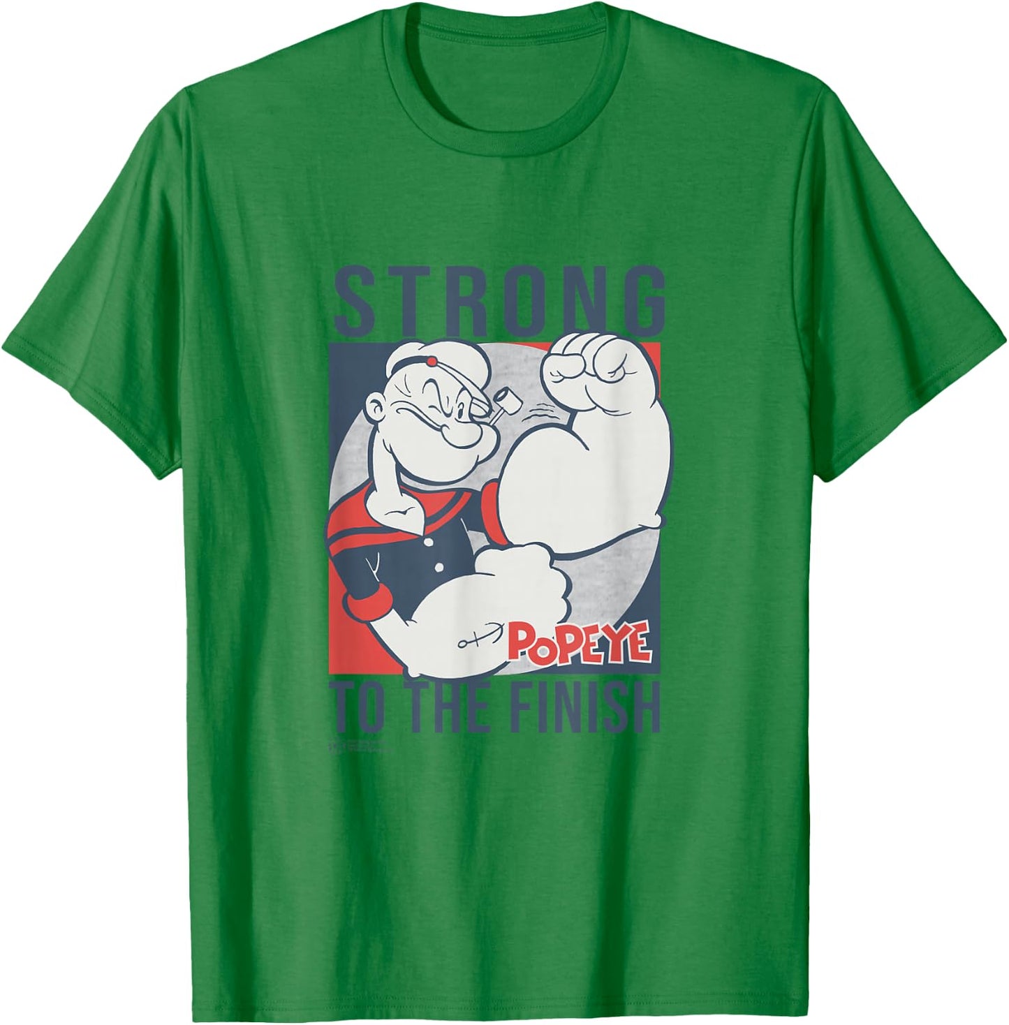 Popeye Strong to The Finish #39215 T-Shirt - T-Shirt | Irish Green