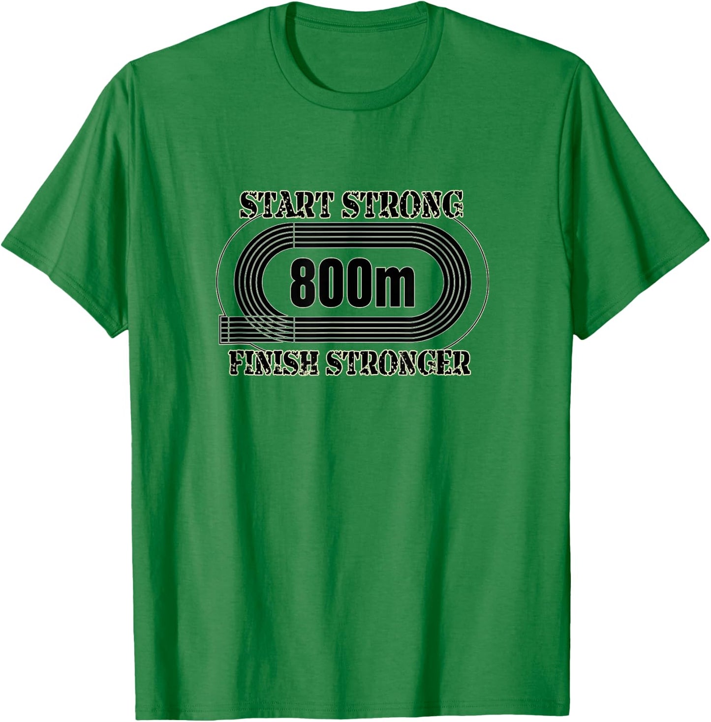 800 Meter Runner, Middle Distance Track Shirt T-Shirt - T-Shirt | Irish Green