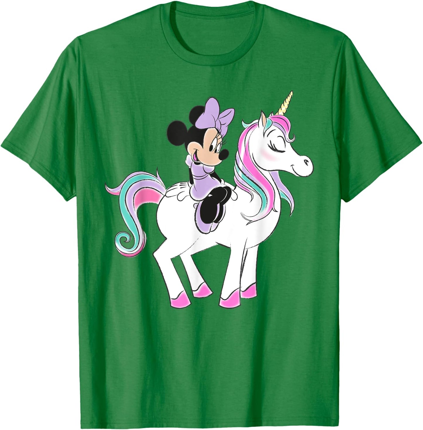 Disney - Minnie and Unicorn T-Shirt - T-Shirt | Irish Green