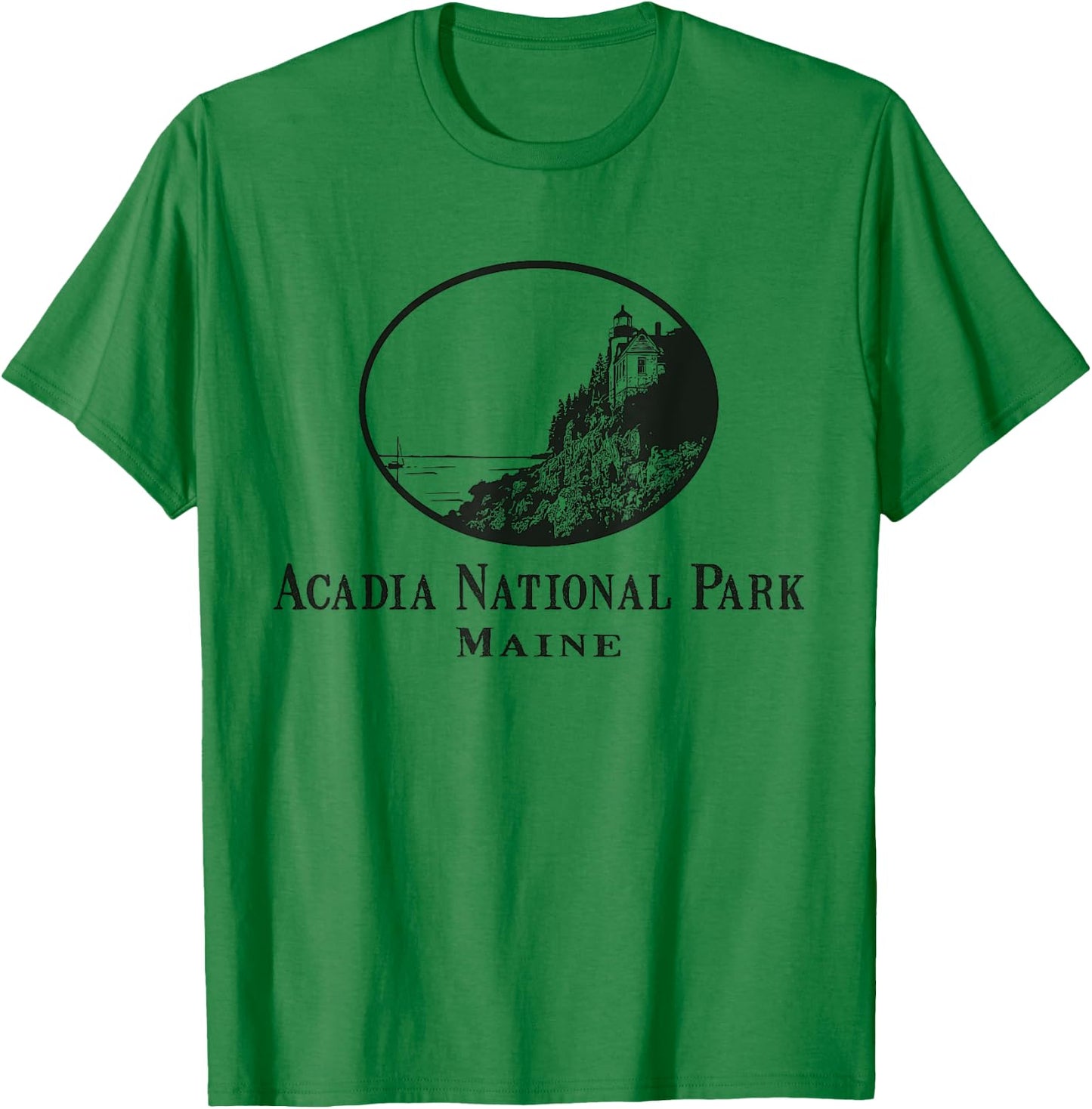 Acadia National Park T-Shirt - T-Shirt | Irish Green