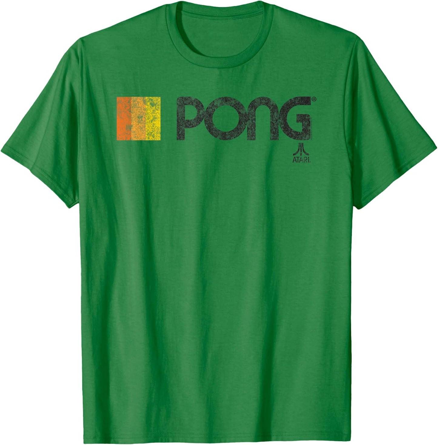 ATARI PONG Classic Video Game Retro Logo T-Shirt - T-Shirt | Irish Green