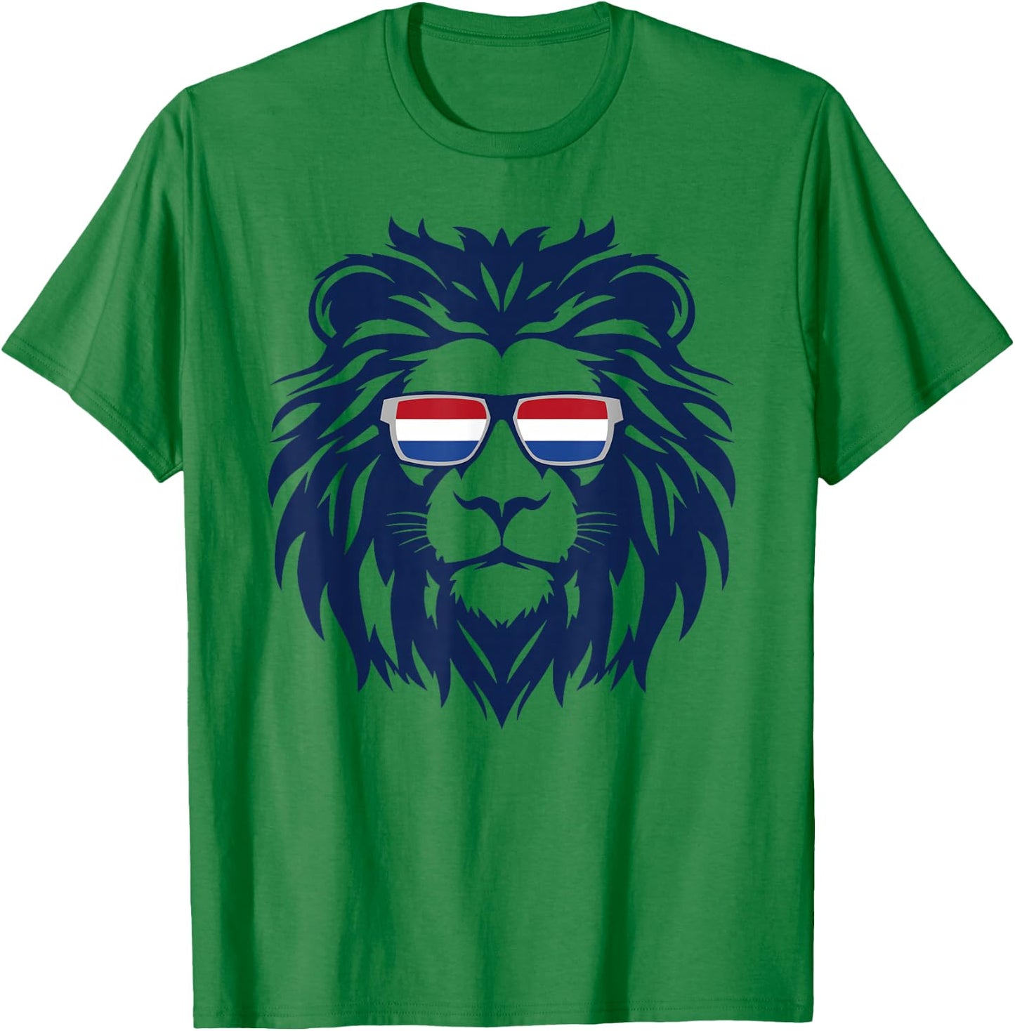 Nederland Lion, Netherlands Flag. Holland Dutch, Orange T-Shirt - T-Shirt | Irish Green