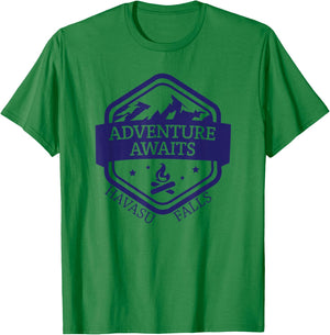 Havasu Falls t shirt - Havasupi Arizona hiking / camping T-Shirt - T-Shirt | Irish Green