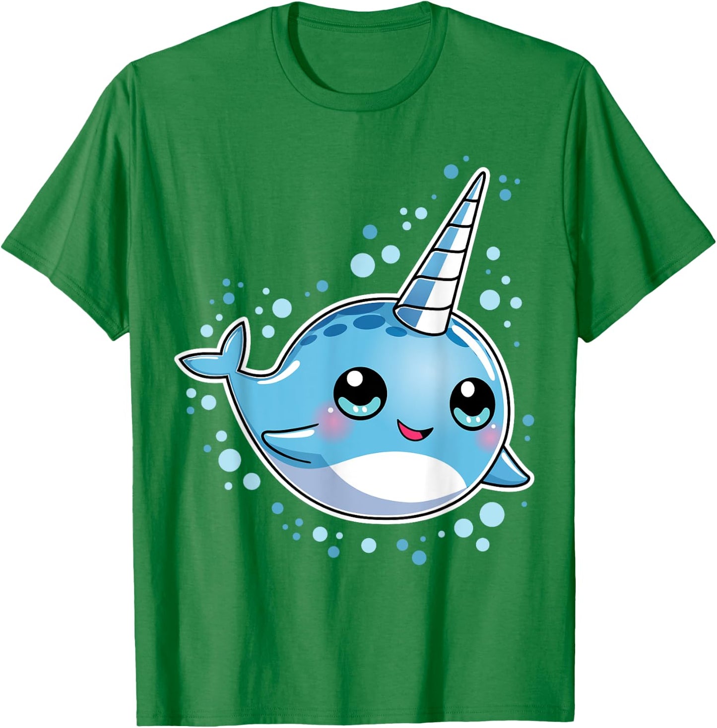 Narwhal Unicorn Of The Sea T shirt Girls Kids Women Gifts T-Shirt - T-Shirt | Irish Green