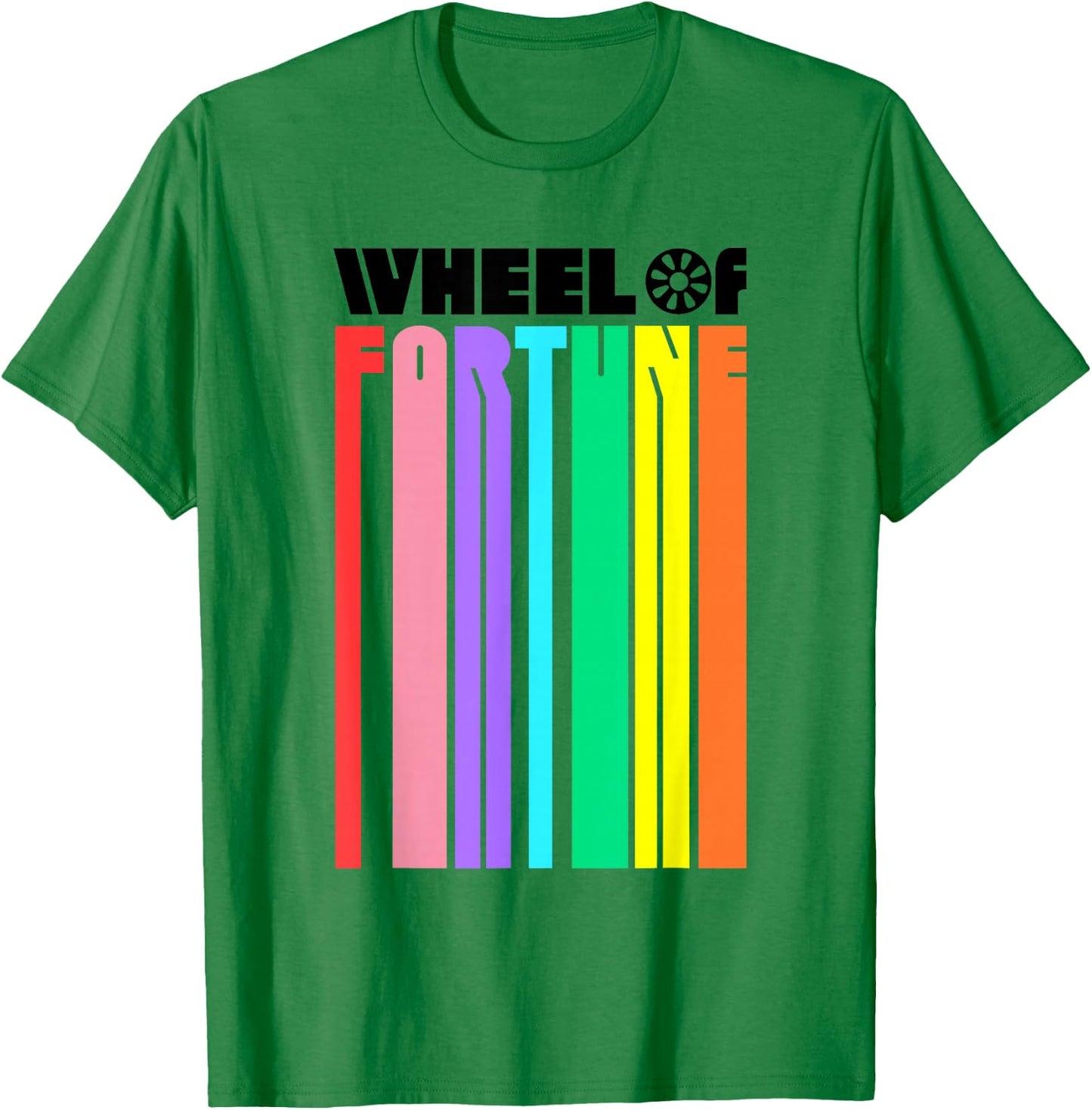 Wheel of Fortune Logo Color Blend T-Shirt - T-Shirt | Irish Green