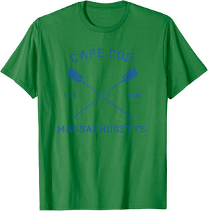 Vintage Cape Cod Vacation T-Shirt - T-Shirt | Irish Green