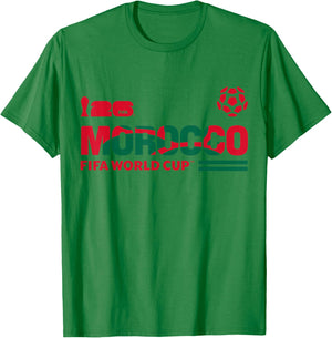FIFA World CUP26 Qualifier Morocco T-Shirt - T-Shirt | Irish Green