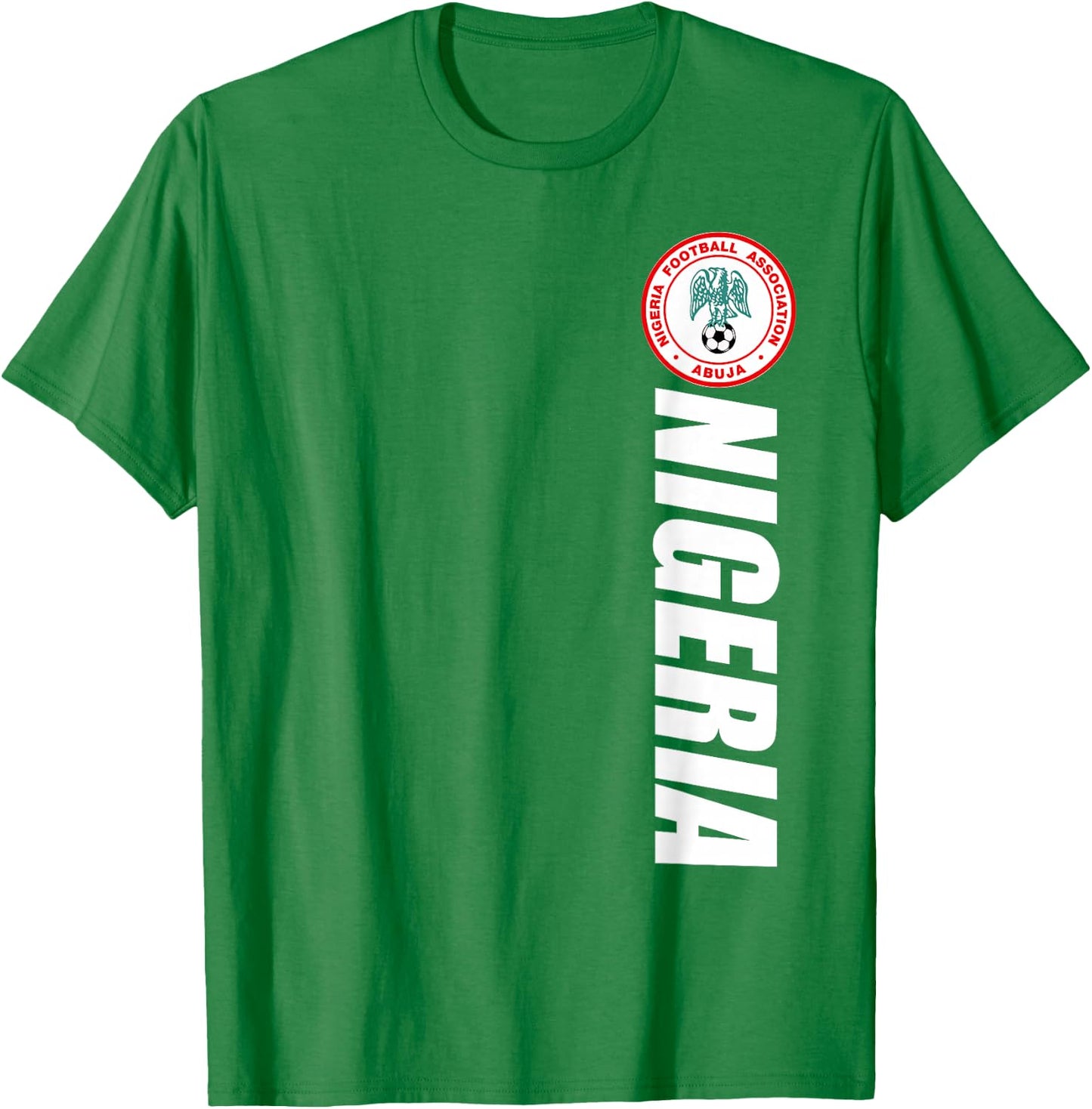 Nigeria Football Souvenir Naija Roots Gifts Proud Nigerian T-Shirt - T-Shirt | Irish Green