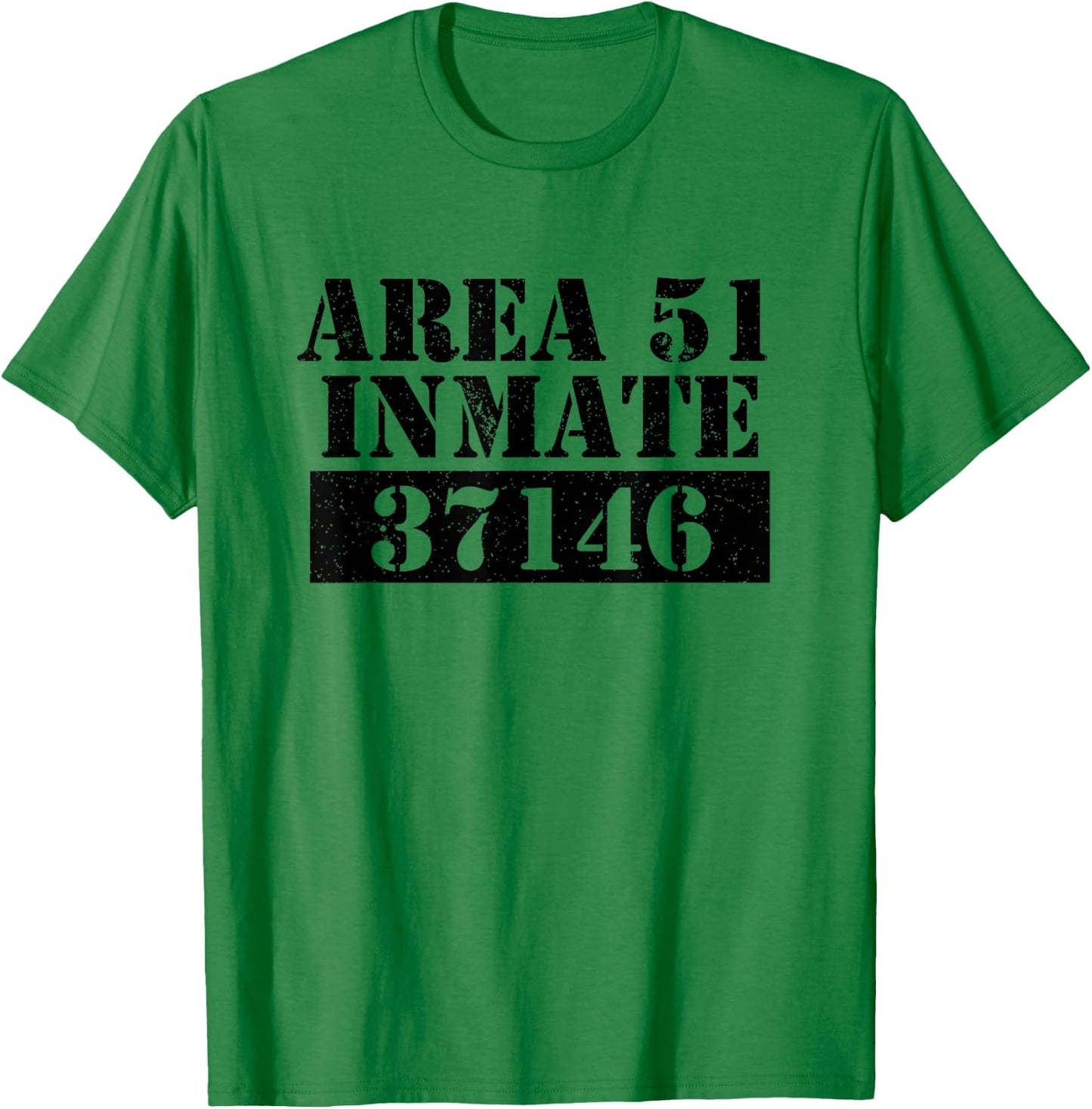 Area 51 Inmate Alien UFO T-Shirt - T-Shirt | Irish Green