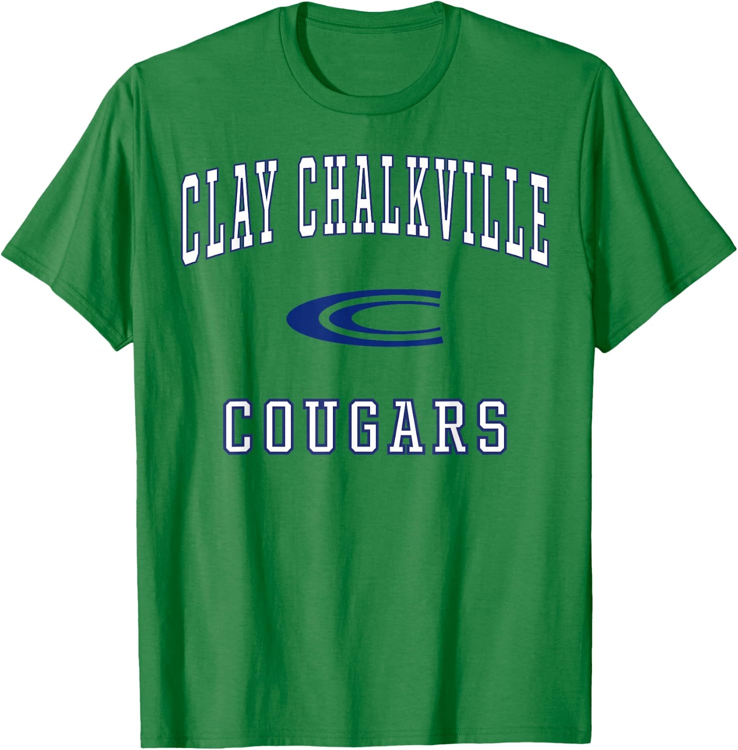 Clay Chalkville High School Cougars C1 T-Shirt - T-Shirt | Irish Green