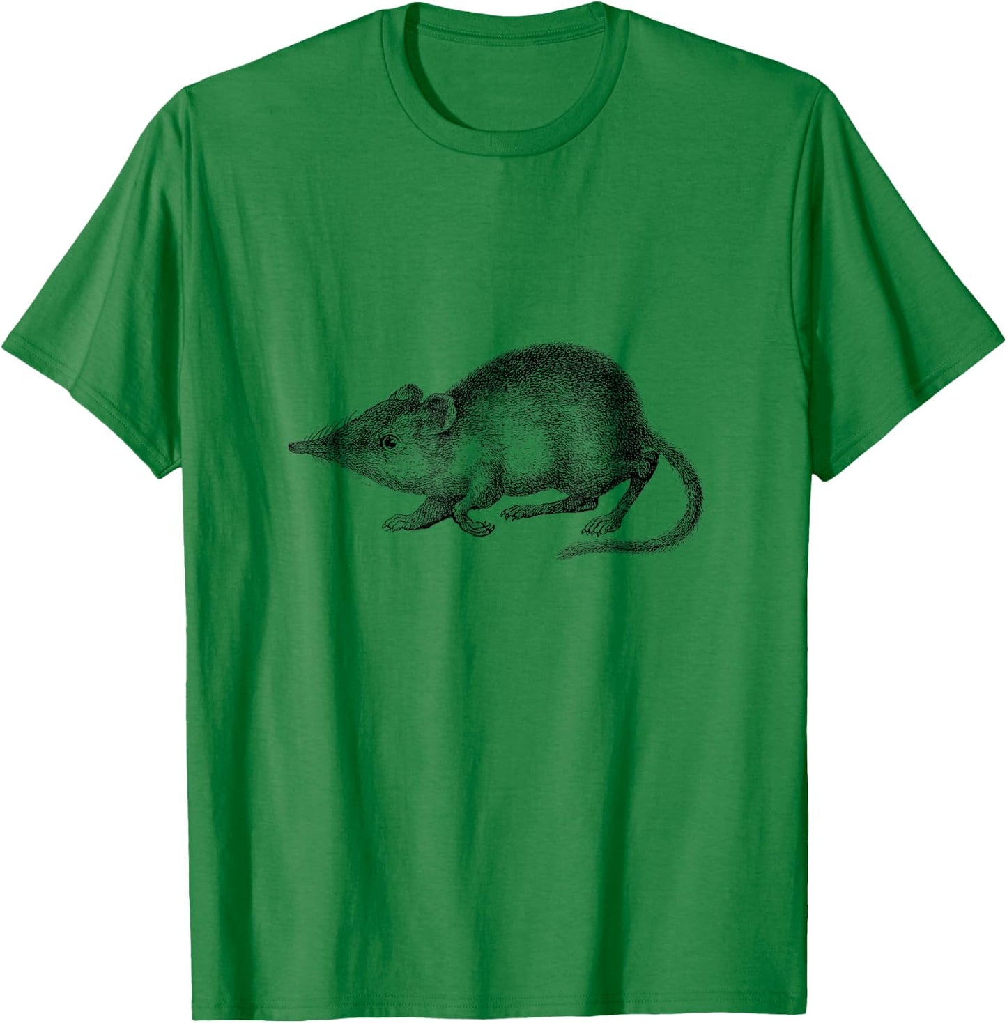 Elephant Shrew Mouse Print T-Shirt - T-Shirt | Irish Green
