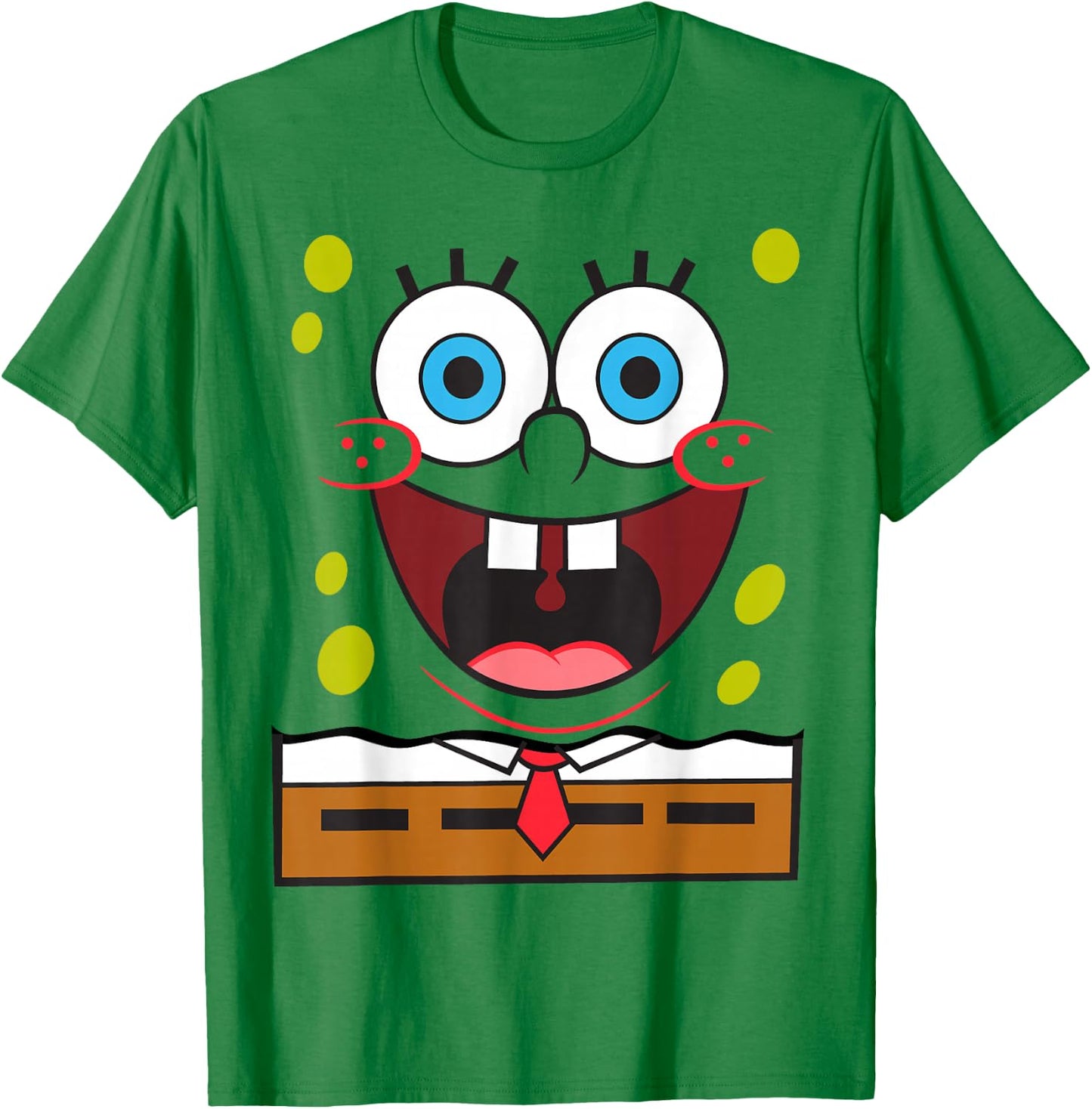 Spongebob Squarepants Large Smile T-Shirt - T-Shirt | Irish Green