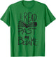 I Read Past My Bedtime - Book Lover Reader Reading T Shirt T-Shirt - T-Shirt | Irish Green