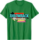 Throwback #TBT Thursday 70s, 80s, 90s Retro Shirt T-Shirt - T-Shirt | Irish Green