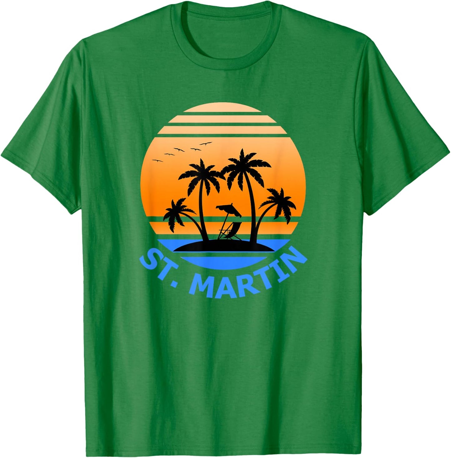 St. Martin Shirt St Martin Holiday shirt Vacation T-Shirt - T-Shirt | Irish Green