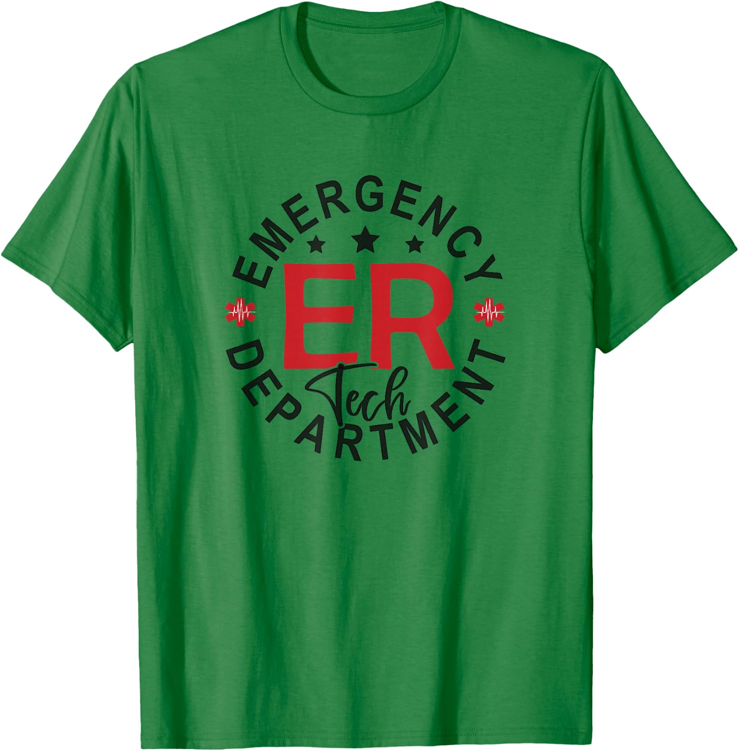 Funny Emergency Department Tech Emergency Room Tech Er Tech T-Shirt - T-Shirt | Irish Green