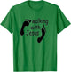 Walking with Jesus, Superhero God Love T-Shirt - T-Shirt | Irish Green