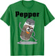 Pepper Shirt | Funny Power Matching Salt and Pepper Gift T-Shirt - T-Shirt | Irish Green