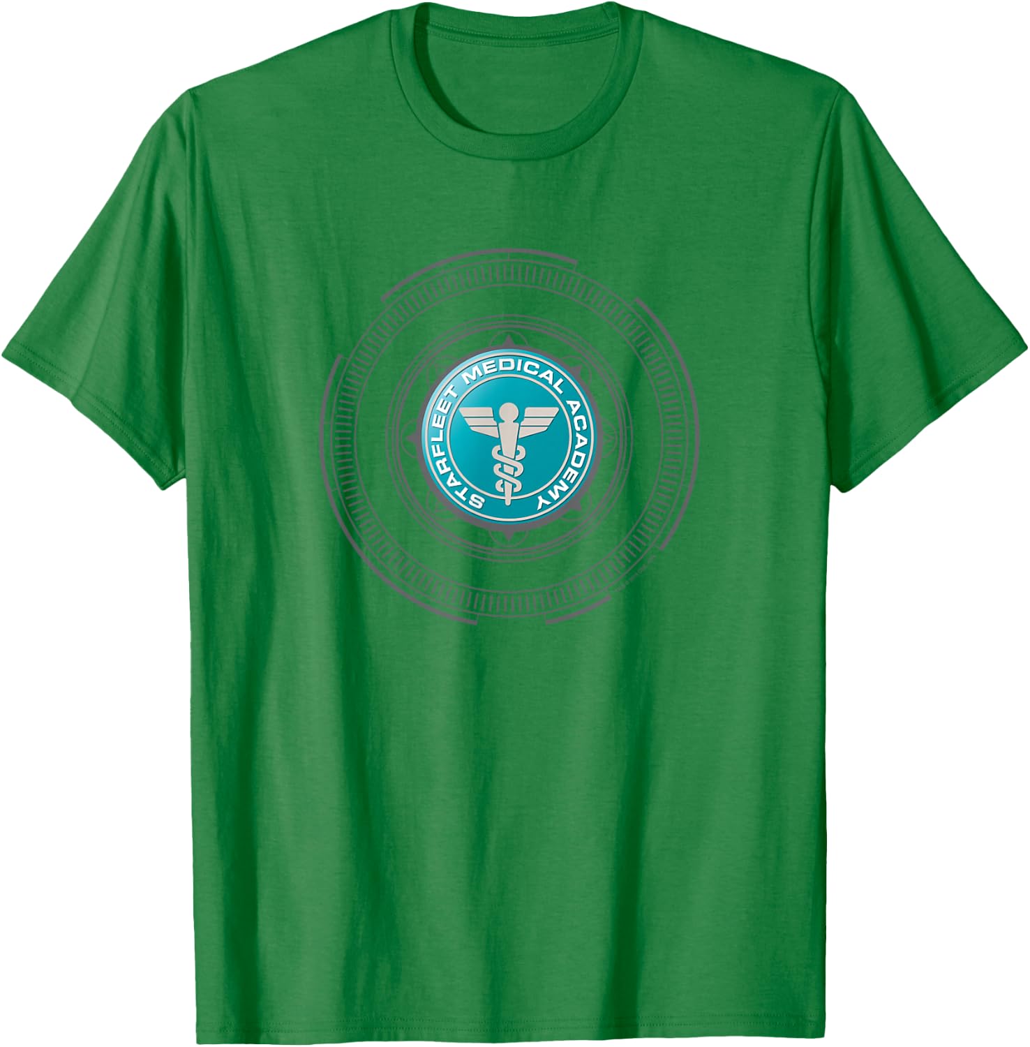 Star Trek Starfleet Medical Badge T-Shirt - T-Shirt | Irish Green